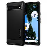 Spigen Google Pixel 6a Skal Rugged Armor Matte Black