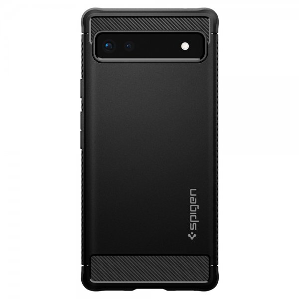 Spigen Google Pixel 6a Skal Rugged Armor Matte Black