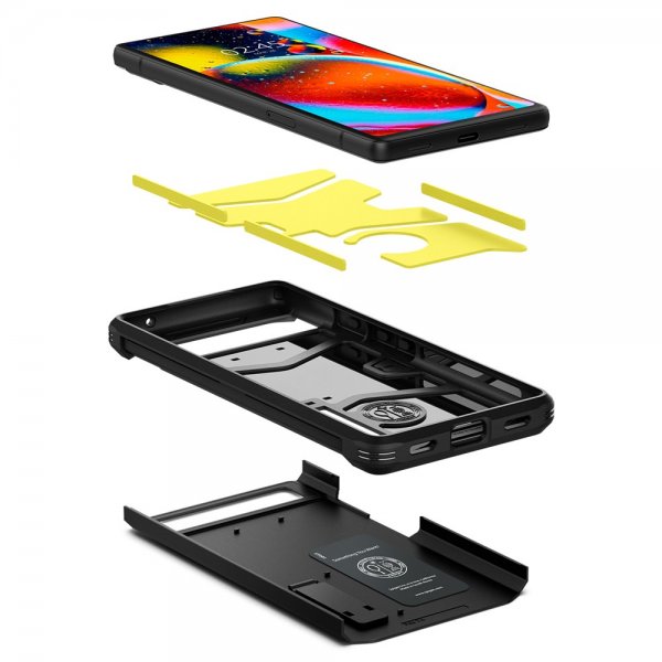 Spigen Google Pixel 6a Skal Tough Armor Svart