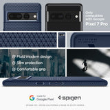Spigen Google Pixel 7 Pro Skal Liquid Air Navy Blue