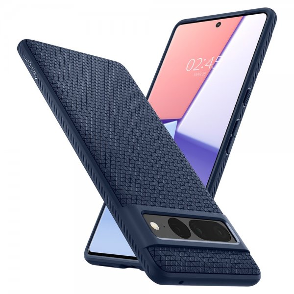 Spigen Google Pixel 7 Pro Skal Liquid Air Navy Blue