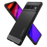 Spigen Google Pixel 7 Pro Skal Rugged Armor Matte Black