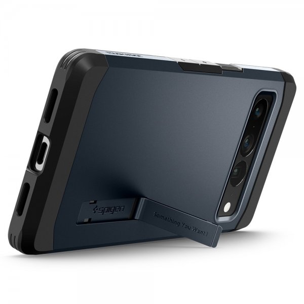 Spigen Google Pixel 7 Pro Skal Tough Armor Metal Slate