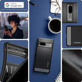Spigen Google Pixel 7 Skal Rugged Armor Matte Black