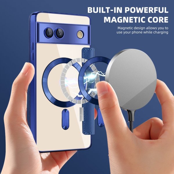 Google Pixel 7a Fodral MagSafe Blå