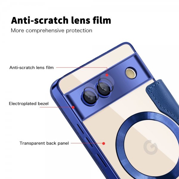 Google Pixel 7a Fodral MagSafe Blå