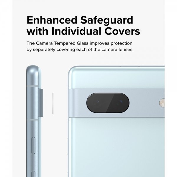 Ringke Google Pixel 7a Kameraskydd Camera Protector Glass 3-pack