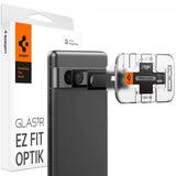 Spigen Google Pixel 7a Kameraskydd Glas.tR EZ Fit Optik 2-pack Svart