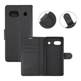 Google Pixel 7a Fodral med Stativ Svart