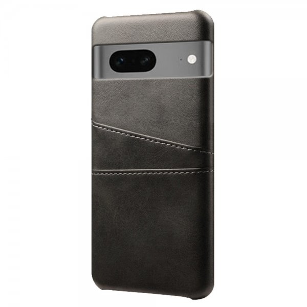 Google Pixel 7a Skal med två Kortfack Svart