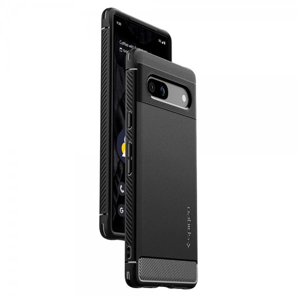 Spigen Google Pixel 7a Skal Rugged Armor Matte Black