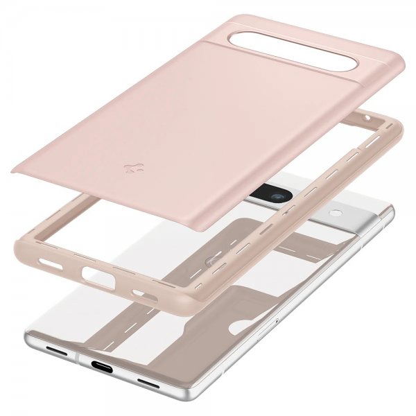 Spigen Google Pixel 7a Skal Thin Fit Pink Sand