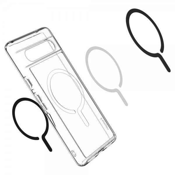 Spigen Google Pixel 7a Skal Ultra Hybrid OneTap Metal Ring MagFit Svart