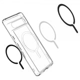 Spigen Google Pixel 7a Skal Ultra Hybrid OneTap Metal Ring MagFit Svart