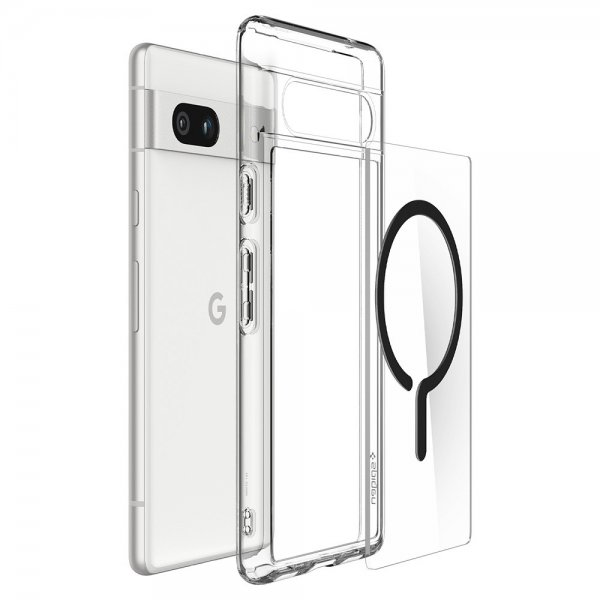 Spigen Google Pixel 7a Skal Ultra Hybrid OneTap Metal Ring MagFit Svart