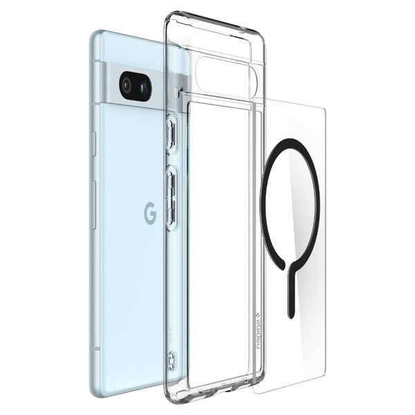 Spigen Google Pixel 7a Skal Ultra Hybrid OneTap Metal Ring MagFit Svart