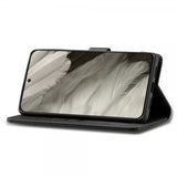 Lc.Imeeke Google Pixel 8 Fodral med Kortfack Stativfunktion Svart