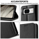 Lc.Imeeke Google Pixel 8 Fodral med Kortfack Stativfunktion Svart