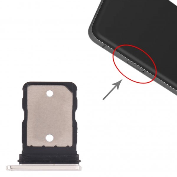 Google Pixel 8 Pro Simkortshållare - Vit
