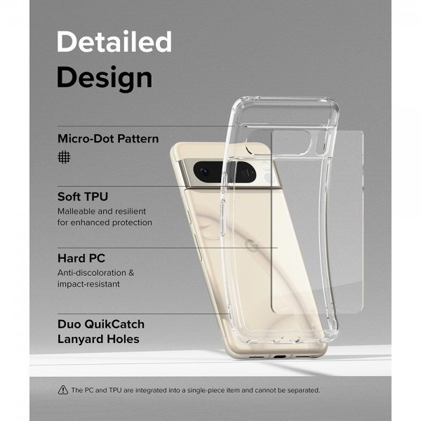 Ringke Google Pixel 8 Pro Skal Fusion Clear