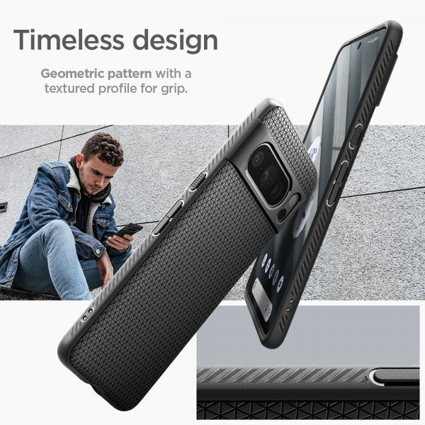Spigen Google Pixel 8 Pro Skal Liquid Air Matte Black