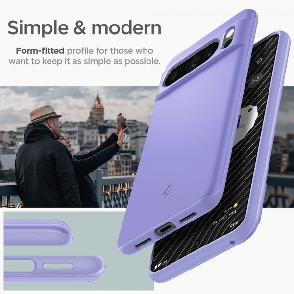 Spigen Google Pixel 8 Pro Skal Thin Fit Awesome Violet
