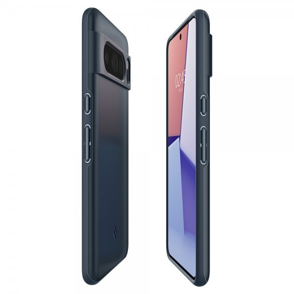 Spigen Google Pixel 8 Pro Skal Thin Fit Metal Slate