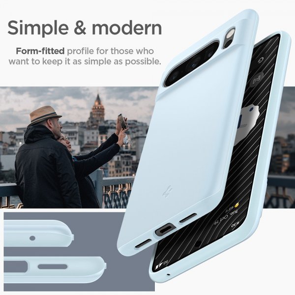 Spigen Google Pixel 8 Pro Skal Thin Fit Mute Blue