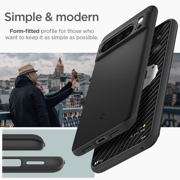 Spigen Google Pixel 8 Pro Skal Thin Fit Svart