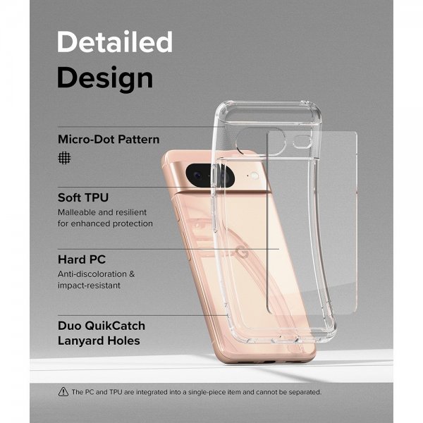 Ringke Google Pixel 8 Skal Fusion Clear