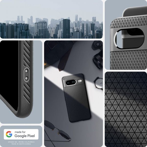 Spigen Google Pixel 8 Skal Liquid Air Matte Black