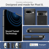 Spigen Google Pixel 8 Skal Rugged Armor Matte Black