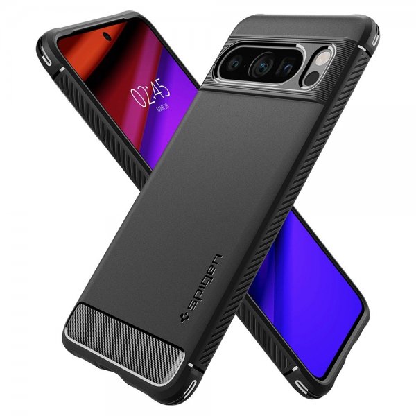 Spigen Google Pixel 8 Skal Rugged Armor Matte Black
