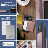 Spigen Google Pixel 8 Skal Slim Armor CS Rose Gold