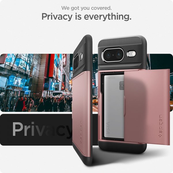 Spigen Google Pixel 8 Skal Slim Armor CS Rose Gold
