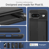 Spigen Google Pixel 8 Skal Slim Armor CS Svart