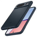 Spigen Google Pixel 8 Skal Thin Fit Metal Slate
