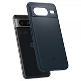 Spigen Google Pixel 8 Skal Thin Fit Metal Slate