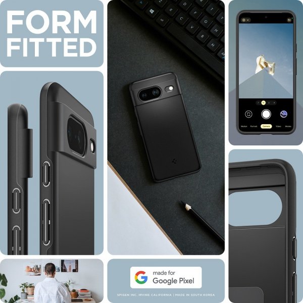 Spigen Google Pixel 8 Skal Thin Fit Svart