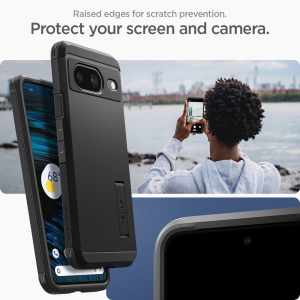 Spigen Google Pixel 8 Skal Tough Armor Svart