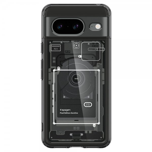 Spigen Google Pixel 8 Skal Ultra Hybrid Zero One Svart