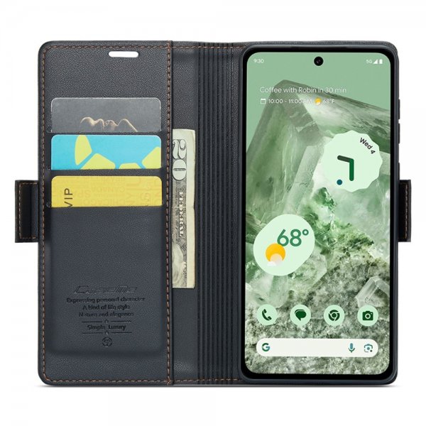 CaseMe Google Pixel 8a Fodral 023 Series Svart