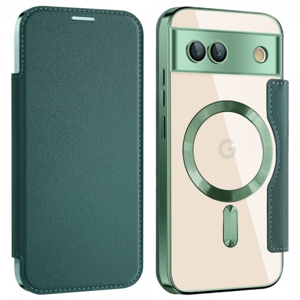 Google Pixel 8a Fodral MagSafe Grön
