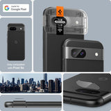 Spigen Google Pixel 8a Kameraskydd Glas.tR EZ Fit Optik 2-pack Crystal Clear