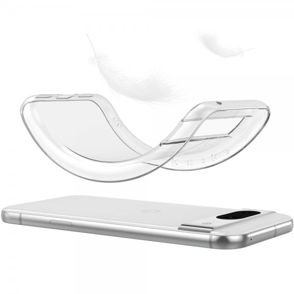 Nordic Covers Google Pixel 8a Skal Feather Series Transparent