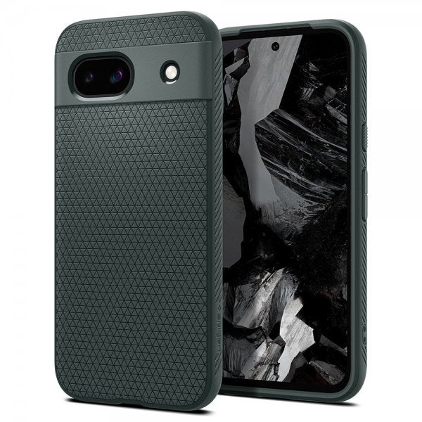 Spigen Google Pixel 8a Skal Liquid Air Abyss Green