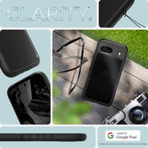 Spigen Google Pixel 8a Skal Ultra Hybrid Matte Black