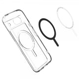Spigen Google Pixel 8a Skal Ultra Hybrid Metal Ring MagFit Vit