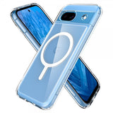 Spigen Google Pixel 8a Skal Ultra Hybrid Metal Ring MagFit Vit