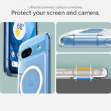 Spigen Google Pixel 8a Skal Ultra Hybrid Metal Ring MagFit Vit